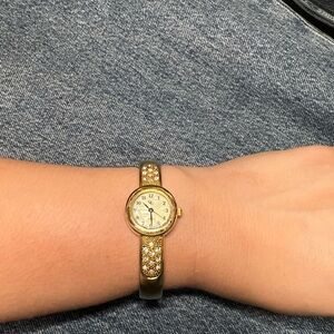 Gold Coast Gold & Rhinestone Watch
